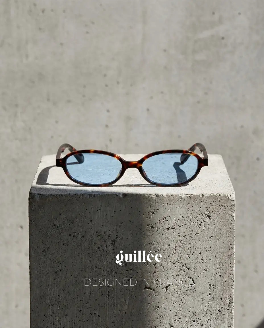 Lunettes de soleil AEB GUILLEE, détail de la monture