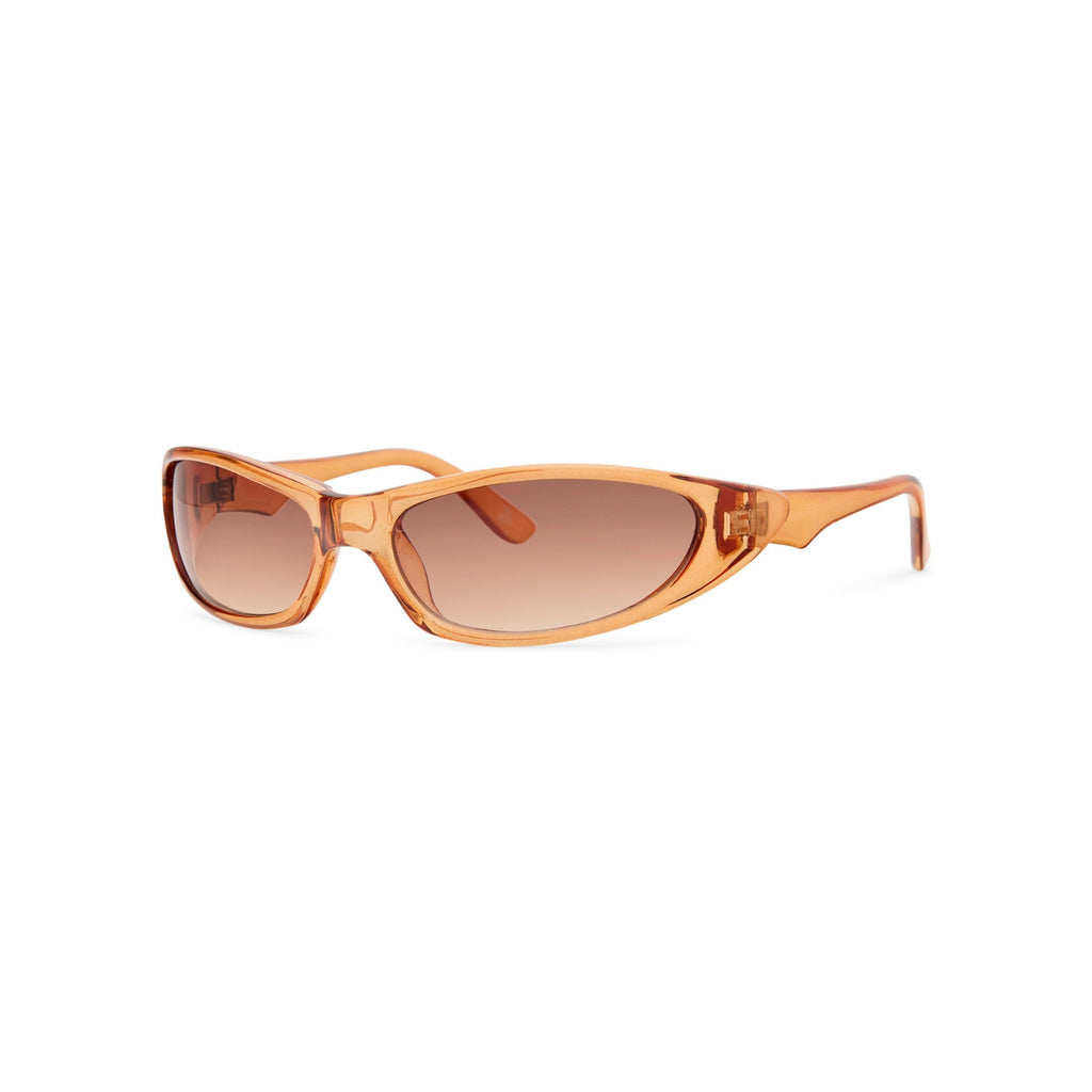 Lunettes de soleil brunes SISI GUILLEE, vue de profil