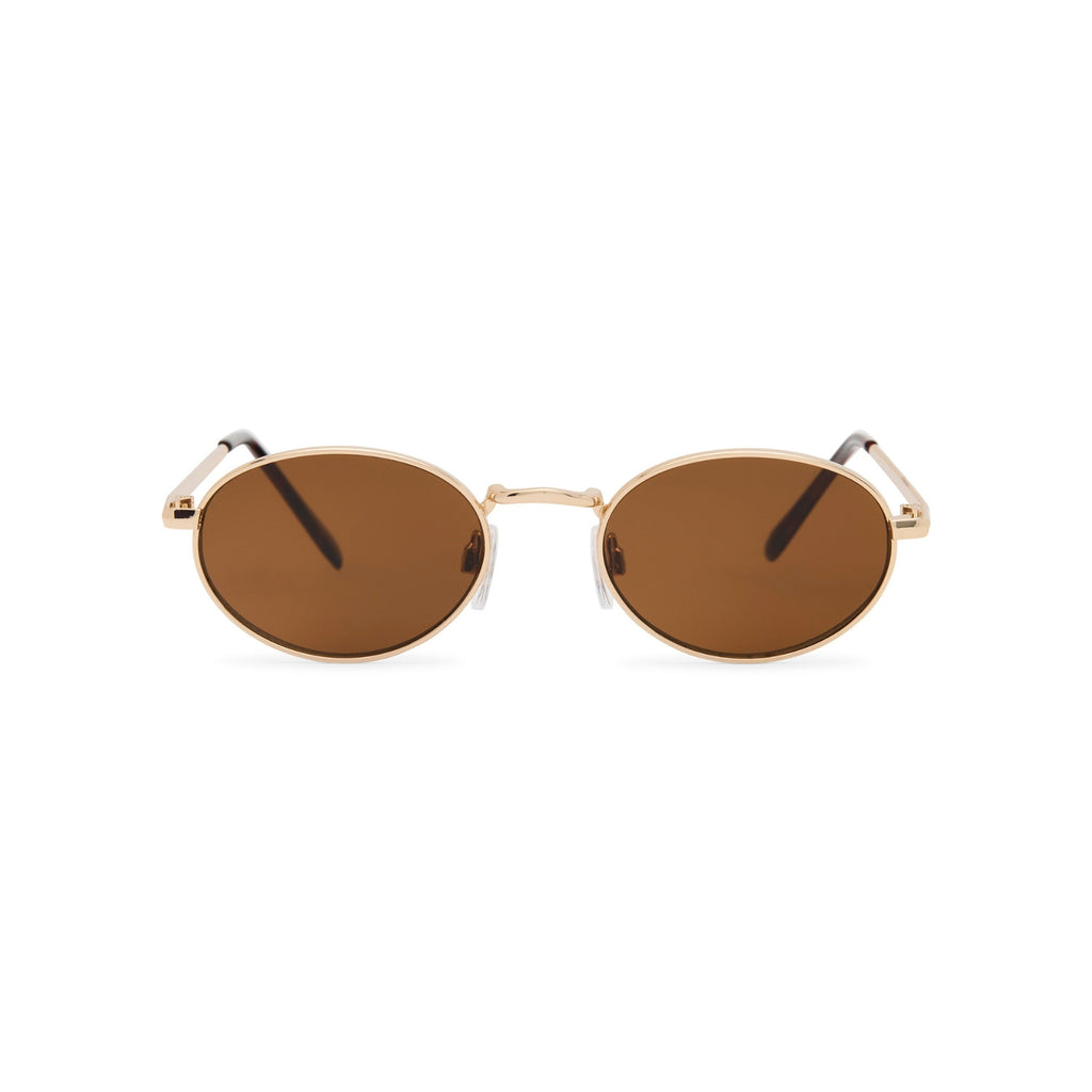 Lunettes de soleil brunes UGOR GUILLEE, vue de face